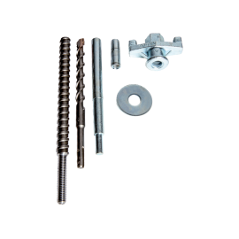 Set de fixation pour bâti de carottage